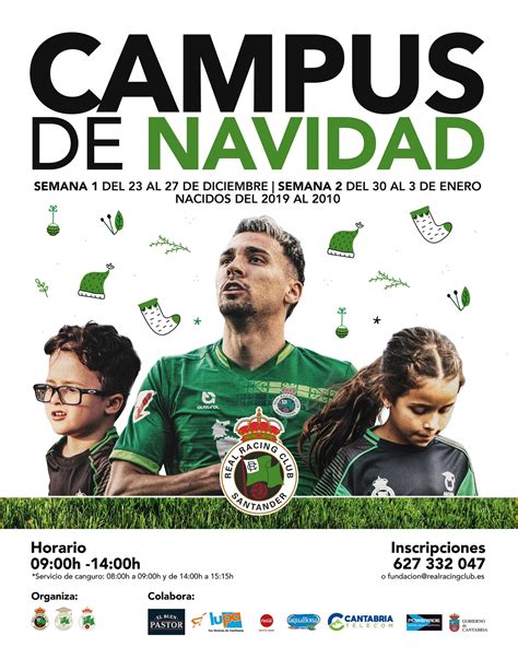 Campus Navidad Racing 2024 Miplanhoy qué hacer hoy en Cantabria