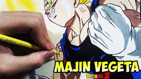 Cómo dibujar a Majin Vegeta how to draw Majin Vegeta Dragon Ball Z