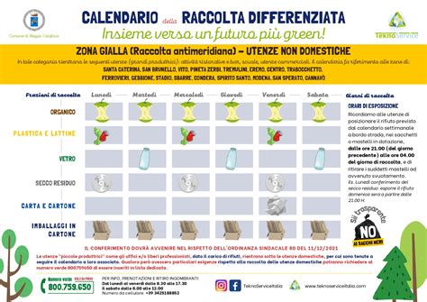 Ecco I Nuovi Calendari Per La Raccolta Differenziata Dettagli