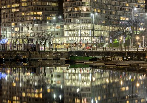 Wallpaper Reflection Cityscape Night Body Of Water Waterway City