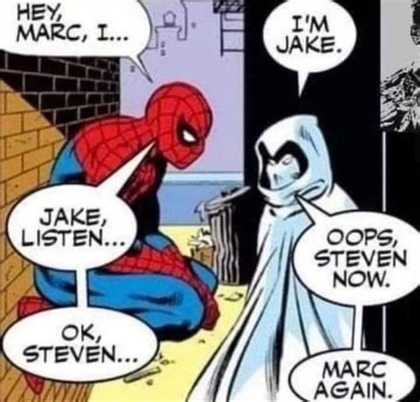 Pin By On Meme Moon Knight Comics Spiderman Moon Knight