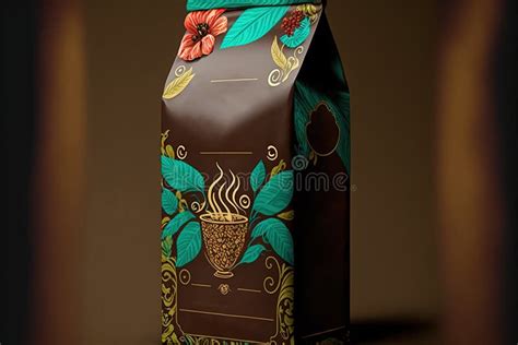 Coffee Product Packaging Design Stock Illustration Illustration Of