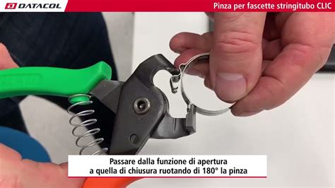 Pinza Per Fascette Stringitubo Clic K625143 Youtube