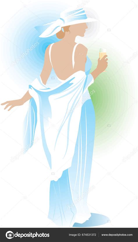 Vector Illustration Beautiful Woman Stock Vector By ©designpicsinc