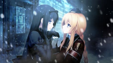 Sfondi Tokyo Necro Donne Anime Girls Two Women Tenersi Per Mano