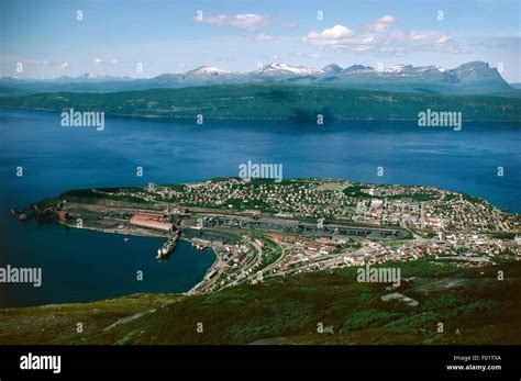 Aerial view of Narvik, Norway Stock Photo - Alamy