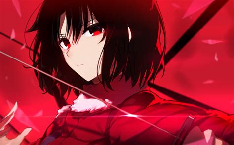 Ryougi Shiki Kara no Kyoukai Anime Artist Аниме арт Аниме арт