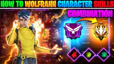 HOW TO WOLFRAHH CHARACTER SKILL COMBINATION 2024 BR RANK HEADSHOT