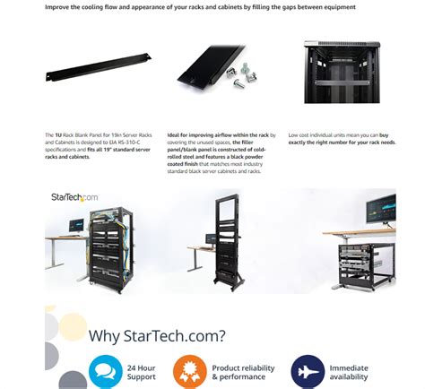 1u Blanking Panel Metal Rack Mount Filler Panel For