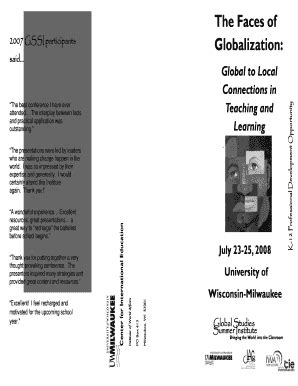 Fillable Online Uwm Gssi Pub Uwm Fax Email Print