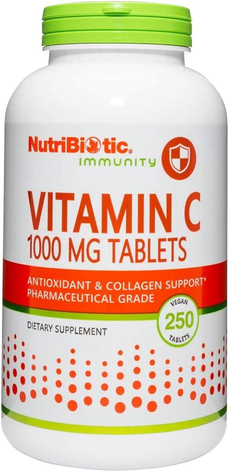 NutriBiotic - Vitamin C 1000 Mg, 250 Count Tablets | India | Ubuy