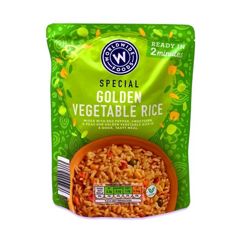 Worldwide Special Golden Vegetable Rice G Aldi