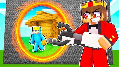 Ich PRANKE UKRI Mit PORTAL WAFFE In Einer BAU CHALLENGE Minecraft