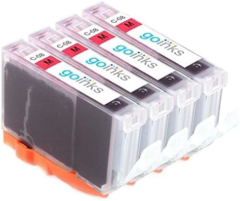 Go Inks 4 Yellow Ink Cartridges To Replace CLI 571Y Compatible Non OEM