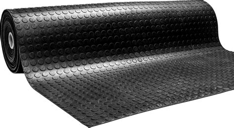 Msi Premium Black Rubber Floor Mat Roll 3 3 X 33 Ft 4mm Thick