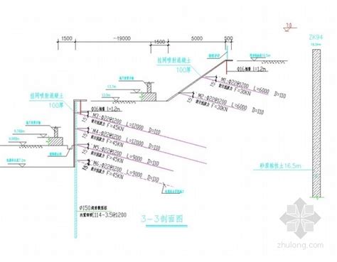 广东 11米深基坑桩锚结合复合土钉墙支护施工图（附计算书） 岩土工程图纸 筑龙岩土工程论坛