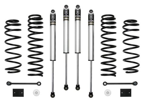 Icon Vehicle Dynamics 25in Lift Kit For 18 23 Jeep Wrangler Jl Quadratec