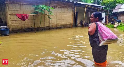 Assam Floods Nearly 38 000 People In 13 Districts Affected Lakhimpur