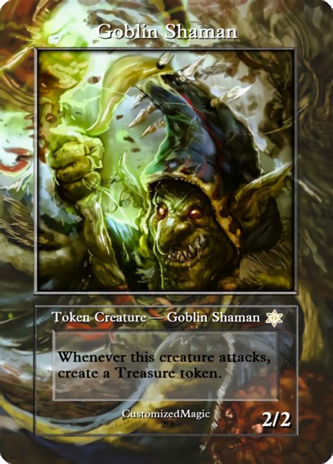 Goblin Shaman Token Magic The Gathering Proxy Cards