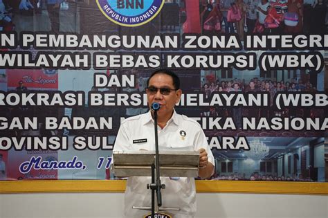 Kadivpas Hadiri Pencanangan Zona Integritas Bnn Prov Sulut