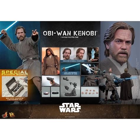 咩咩Q 全新 Hot Toys 1 6 DX26 限定版 星際大戰 StarWars 歐比王 肯諾比 DX26B 蝦皮購物