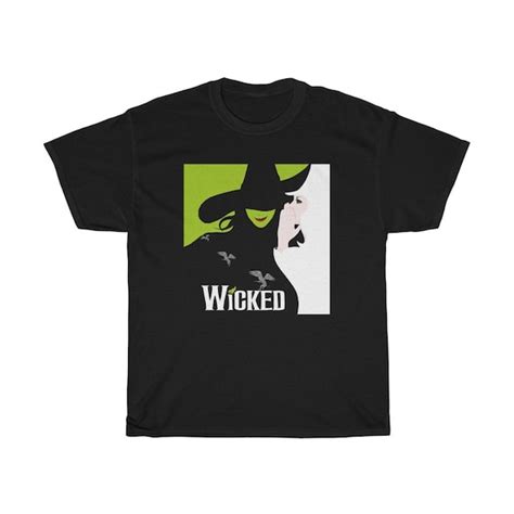 WICKED Broadway Musical Black T-shirt Size S to 3XL - Etsy