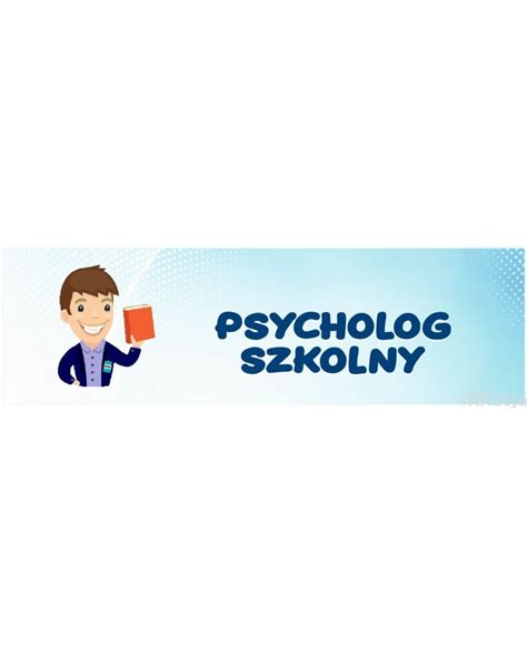 Tabliczka Psycholog Szkolny