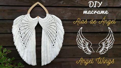 DIY ALAS De ANGEL En MACRAME Paso A Paso DIY Macrame Angel Wings