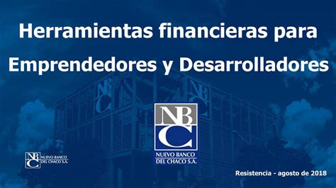 Herramientas Financieras Para Emprendedores Y Desarrolladores Ppt