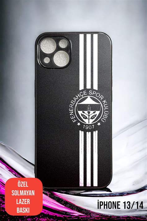 bestcase iPhone 13 ve 14 için uyumlu Fenerbahçeli Lazer Baskılı