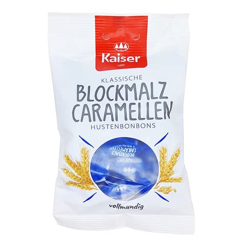 Kaiser Blockmalz Caramellen Hustenbonbons 100g Amazon De