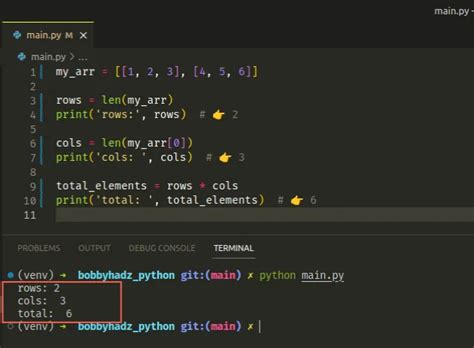 How To Get The Length Of A D Array In Python Bobbyhadz