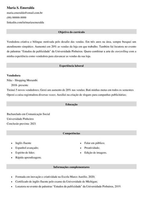 Minicurrículo Ou Mini Currículo - Exemplos de minicurrículo: modelo, exemplo e como fazer