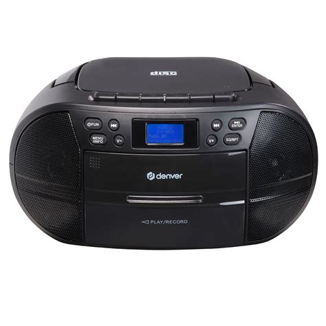 DAB Boombox CD Kassett FM Svart Denver TDC 280 1119 Kr Gratis