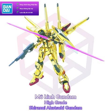 Mô Hình Gundam Bandai HG 38 Shiranui Akatsuki Gundam 1 144 Gundam SEED