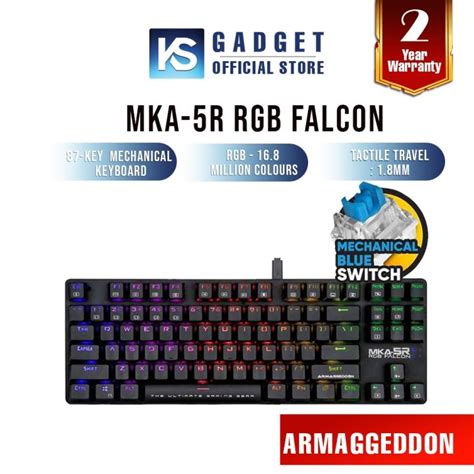 Armaggeddon Mka R Rgb Falcon Mechanical Gaming Keyboard Lazada