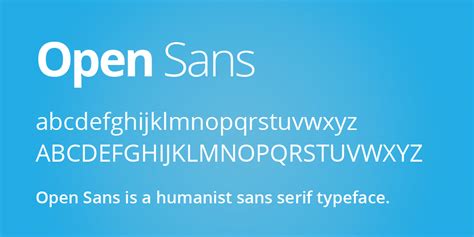 Open Sans font - Open Sans font download