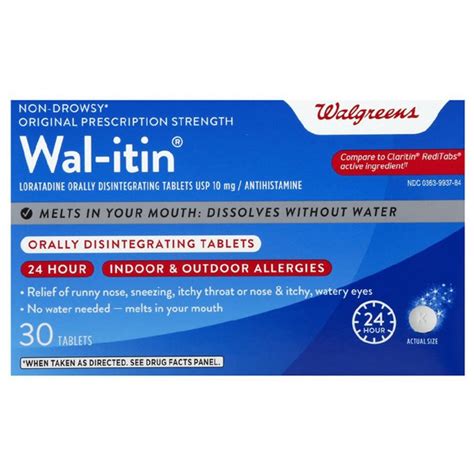 Well At Walgreens Wal Itin Fast Dissolving Tablets 1source