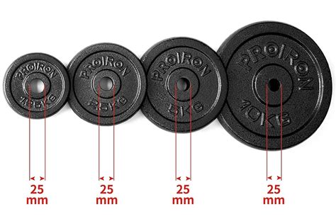 Cast Iron Weight Plate Fitness Competition Plates Lb Weight Lifting 1 Inch Hole Solid Cast Iron ...