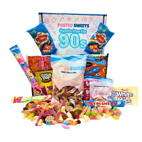 1990s Retro Sweet Box Hamper Retro Sweets Online