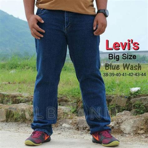 Jual Std Jeans Standar Panjang Ukuran Jumbo Jeans Pria