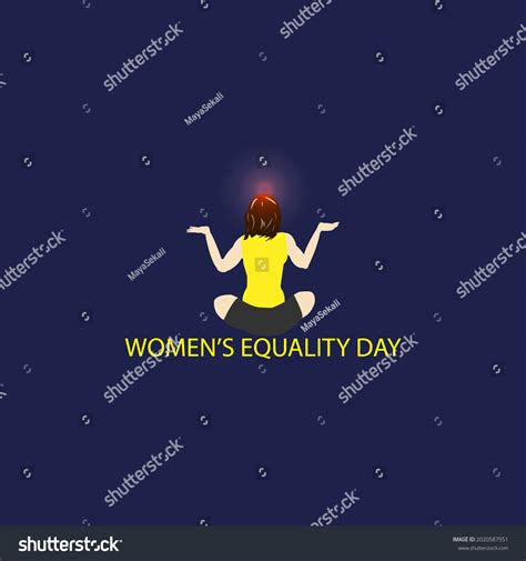 Womens Equality Day Concept Illustration Vector Stock Vector Royalty