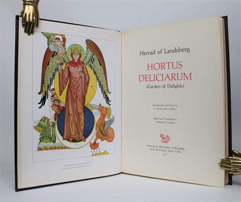 Hortus Deliciarum Garden Of Delights Von Herrad Of Landsberg Straub