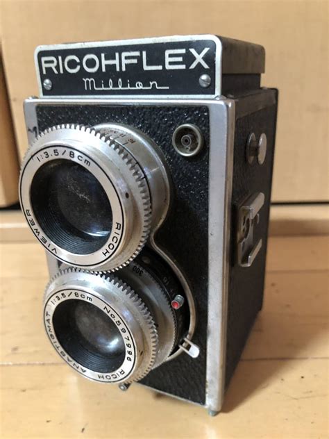 【傷や汚れあり】★二眼レフカメラ★ Ricoh Flex Million リコーフレックス ミリオン F35 80mm レトロ フィルム