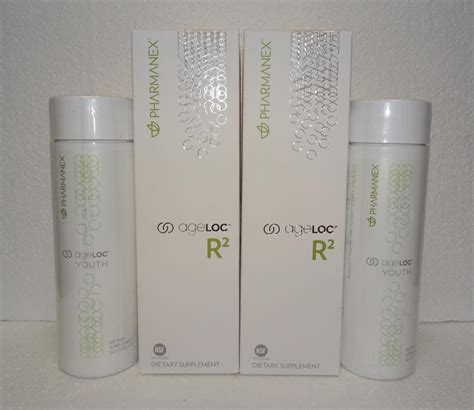 Two Pack Nu Skin Nuskin Pharmanex AgeLOC Youth And AgeLOC R2 Day