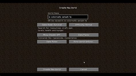 Minecraft Is Colormatic Splash Text Rare Youtube