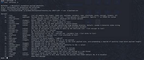 Working With Payload Metasploit In Kali Linux Geeksforgeeks