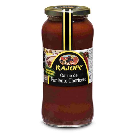 CARNE DE PIMIENTO CHORICERO CRISTAL 580 GRAMOS Conservas Rajope