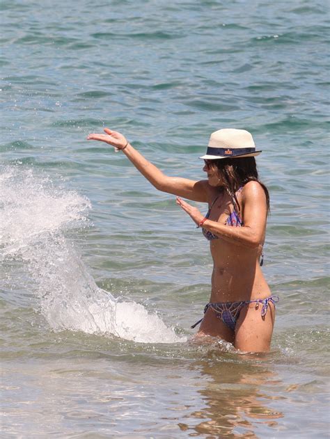same sex couples: Sarah Shahi - Bikini Candids