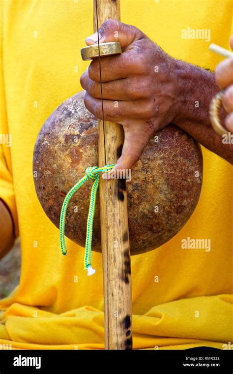 Brazilian Musical Instrument Called Berimbau And Usually Used During